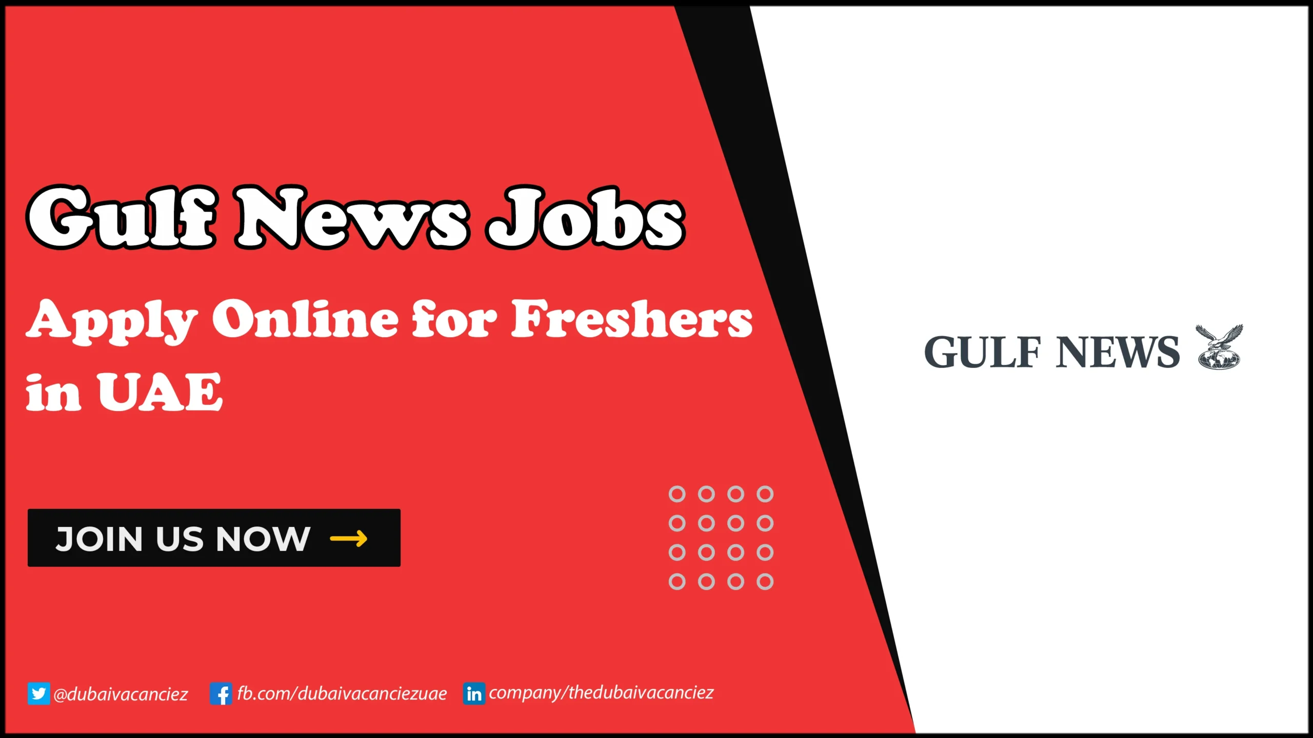 Gulf News Jobs in Dubai & Across UAE for Foreigners